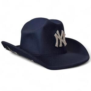 New York Yankees rhinestone cowboy hat